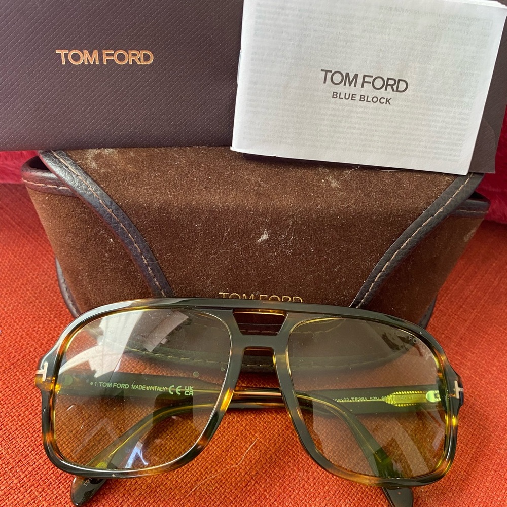 Tom Ford, Multi Falconer-yellow lenses sun glasses